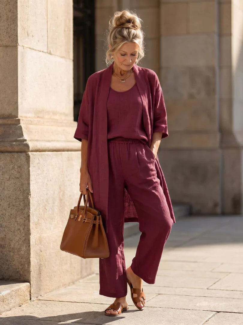 Linnea | Completo in Lino Leggero