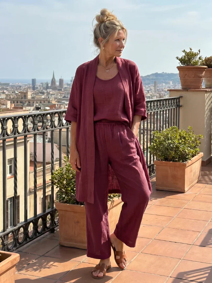 Linnea | Completo in Lino Leggero