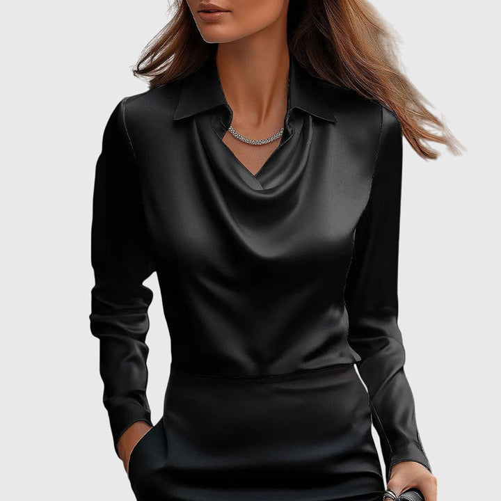 ANDREIA – Camicetta Elegante in Satin Lucido