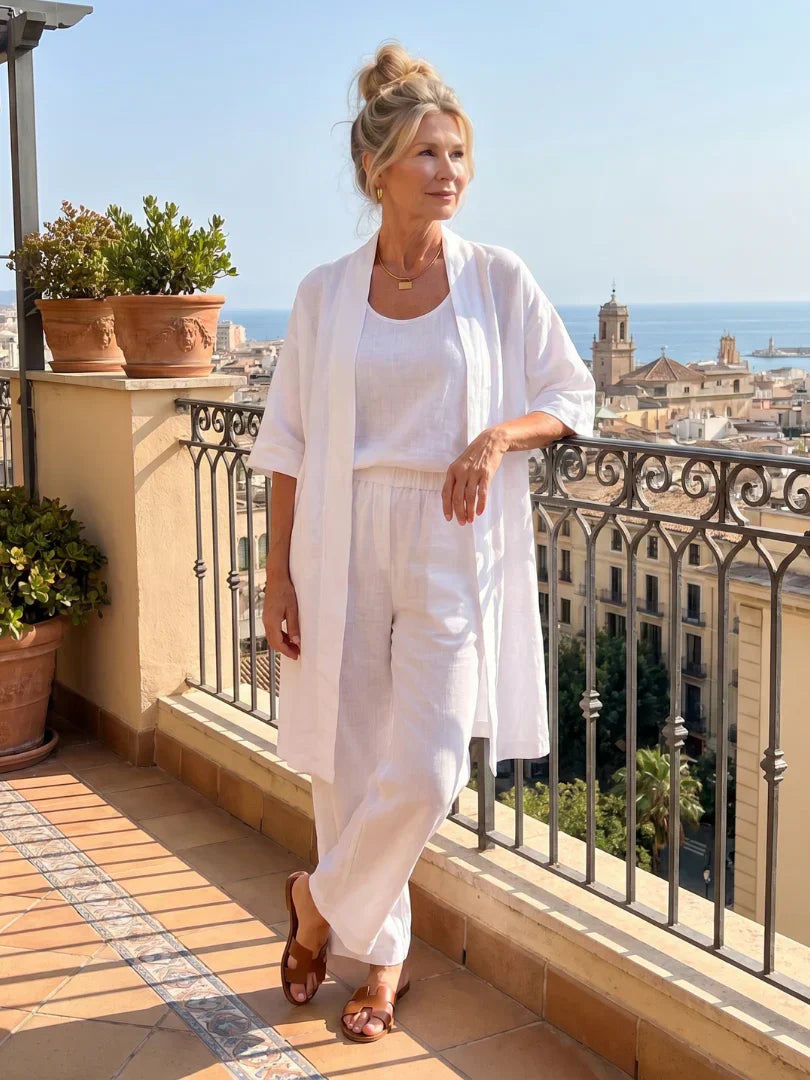 Linnea | Completo in Lino Leggero