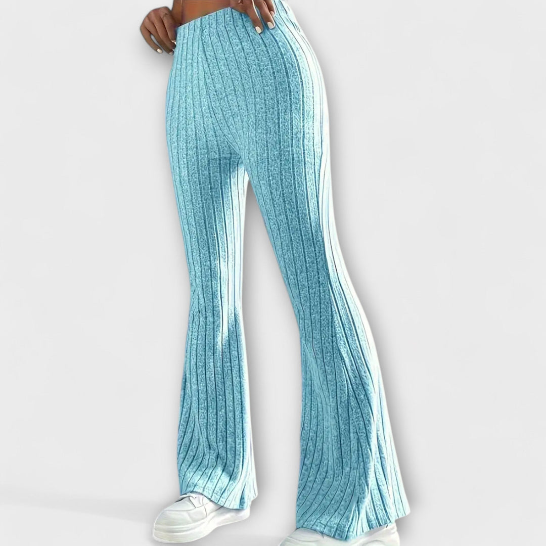 Luretta – Pantaloni svasati con struttura fine