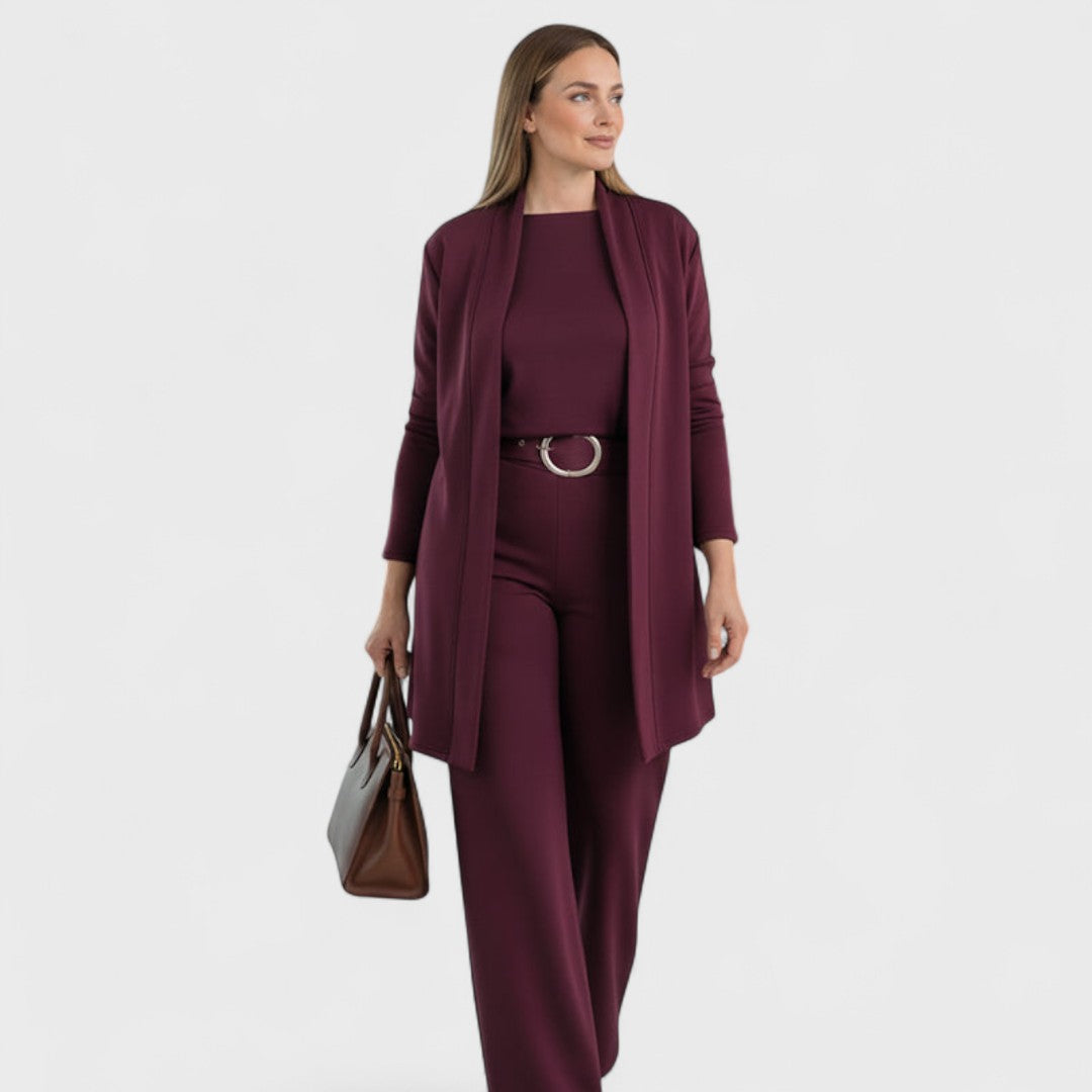 Eleonora - Lussuoso e Confortevole Completo Tre Pezzi da Donna