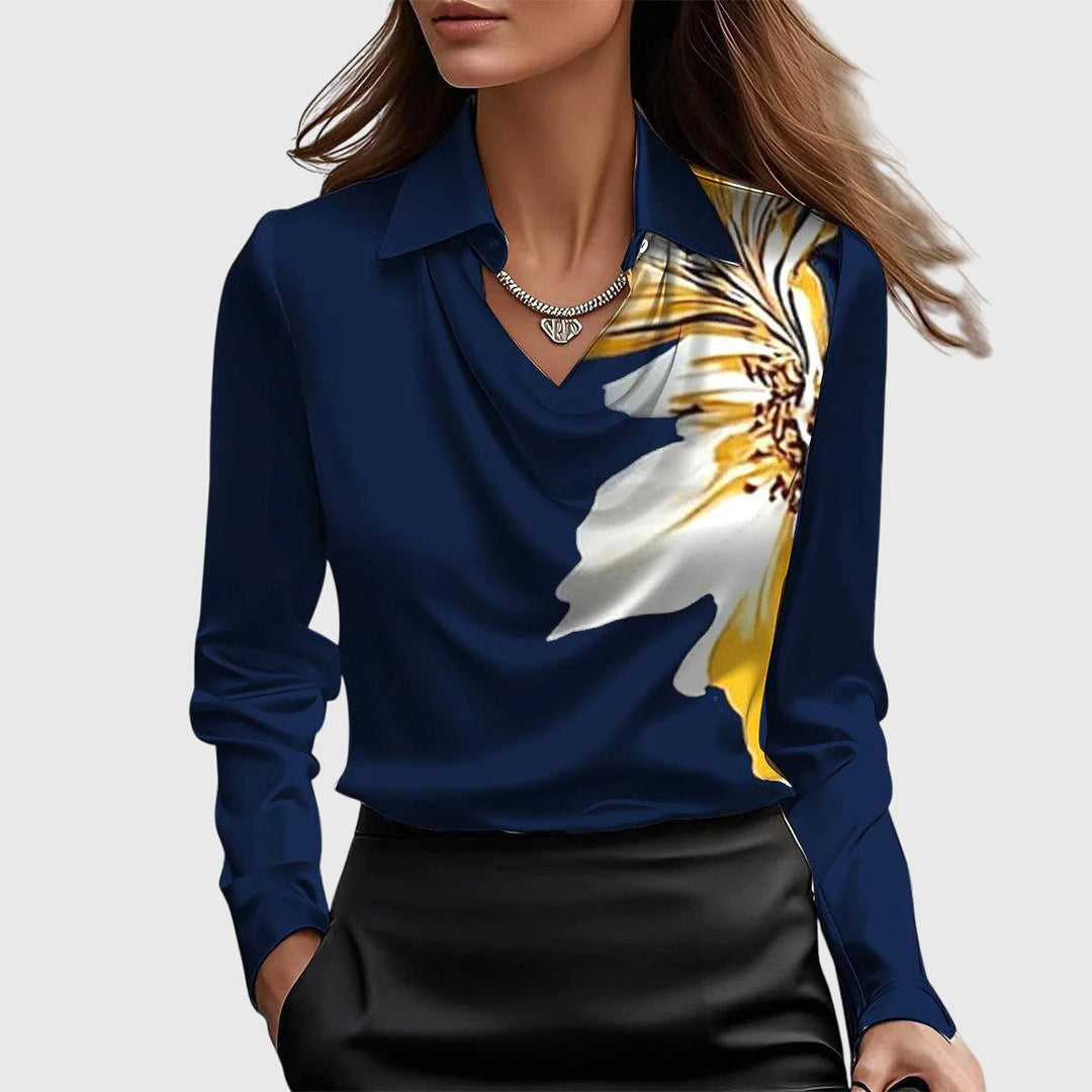 ANDREIA – Camicetta Elegante in Satin Lucido