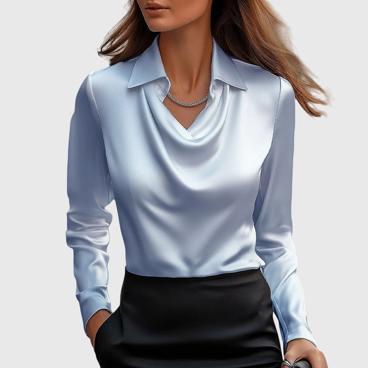 ANDREIA – Camicetta Elegante in Satin Lucido