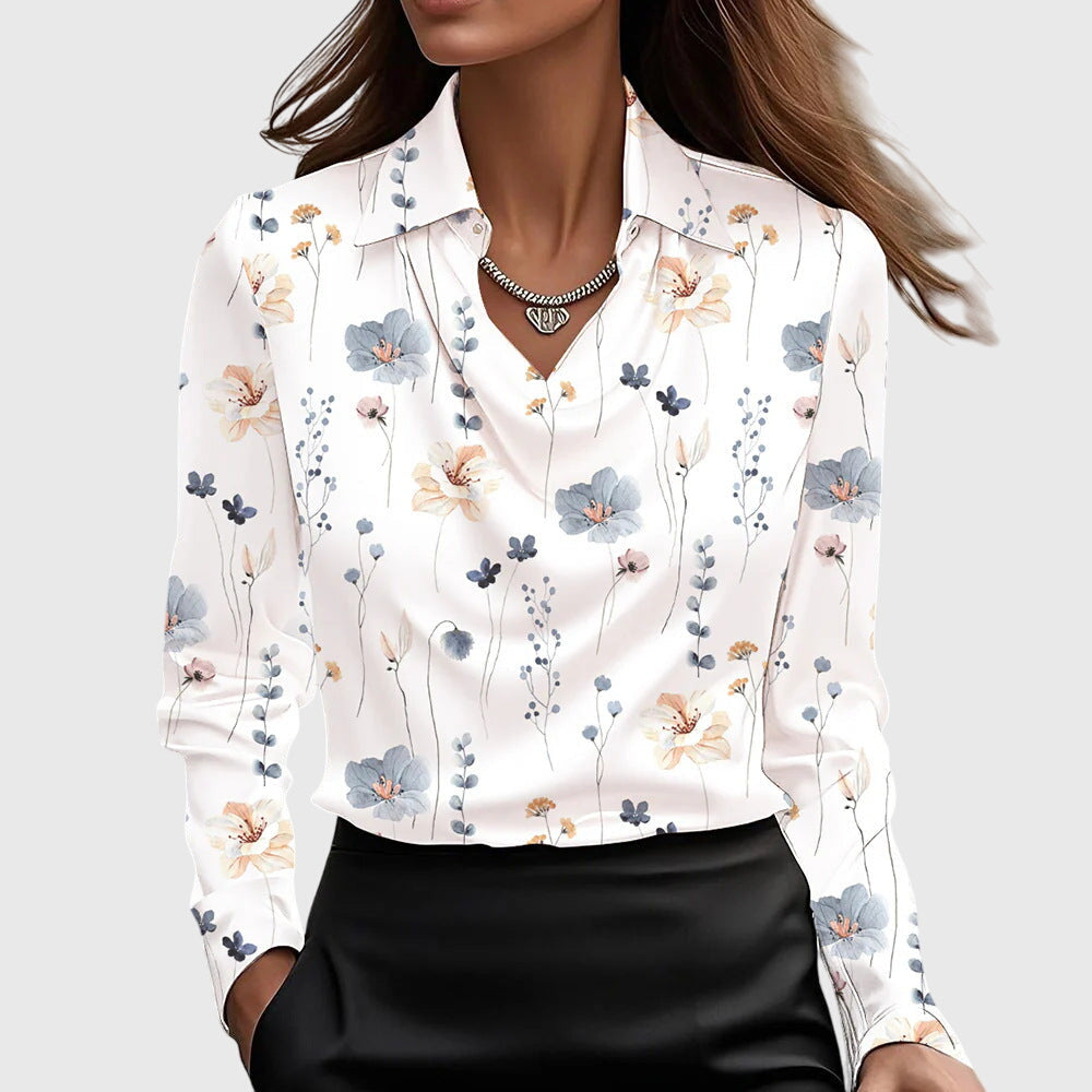 ANDREIA – Camicetta Elegante in Satin Lucido
