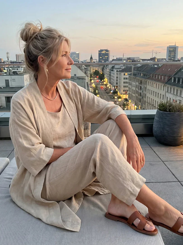Linnea | Completo in Lino Leggero