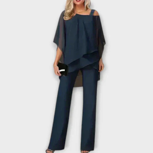 Set da sera in chiffon