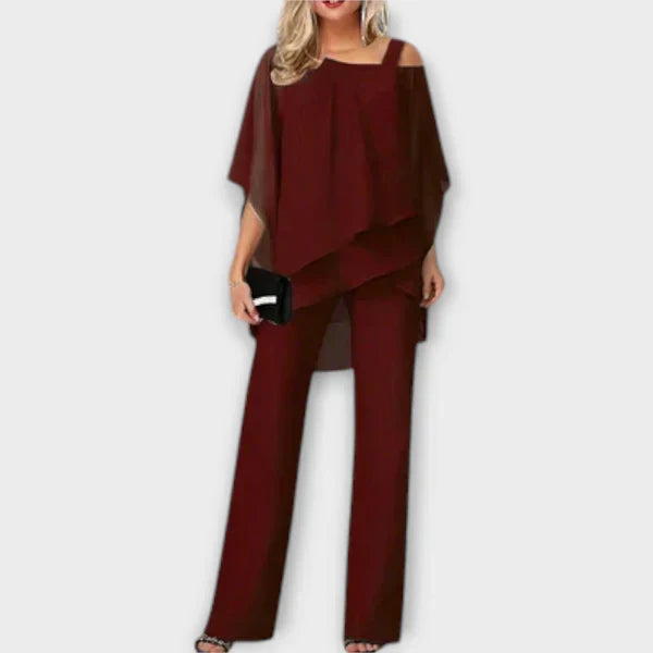 Set da sera in chiffon