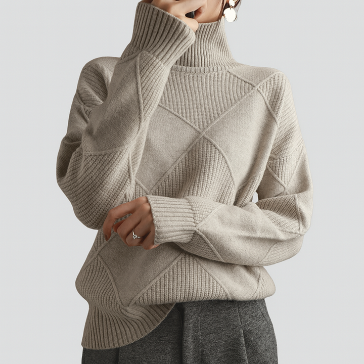 Darcy - Maglione a Collo Alto Oversize