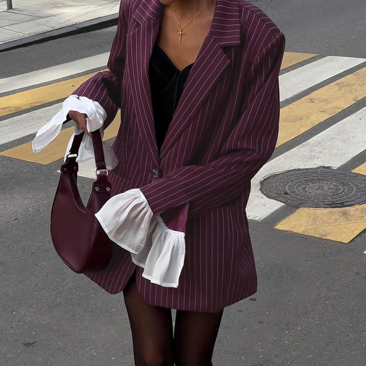 FIORA - Giacca da Suit Rosso Vino