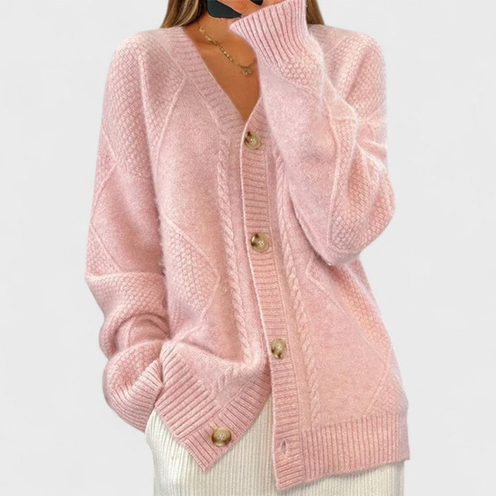 Éloise - Cardigan in maglia a coste