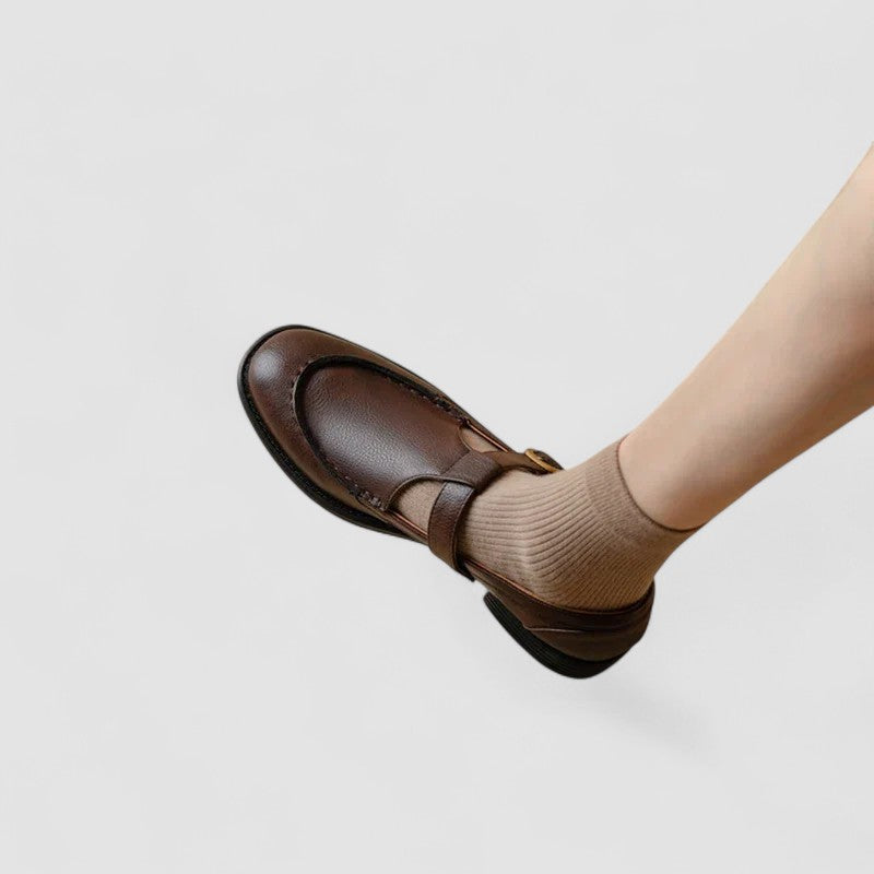 Avery - Scarpe ortopediche a punta quadrata Mary Jane