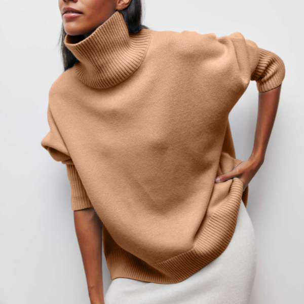 Katrielle - Maglione Collo Alto Confortevole