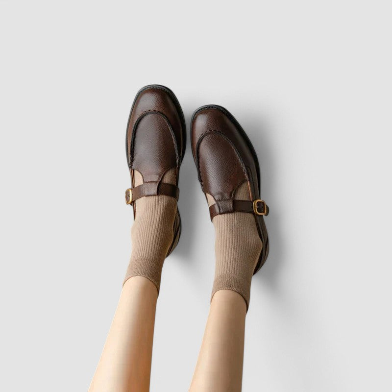 Avery - Scarpe ortopediche a punta quadrata Mary Jane