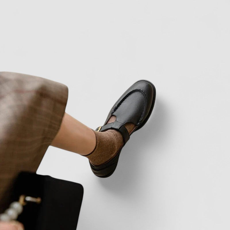 Avery - Scarpe ortopediche a punta quadrata Mary Jane