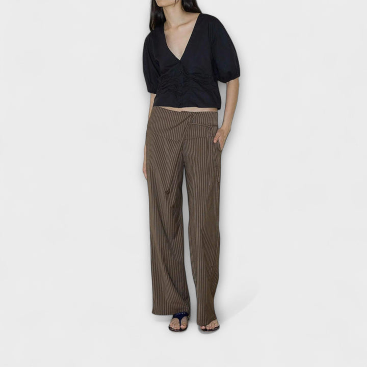 Noémi – Pantaloni con pieghe