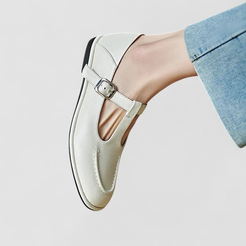 Camila – Scarpe ortopediche Mary Jane con tacco basso