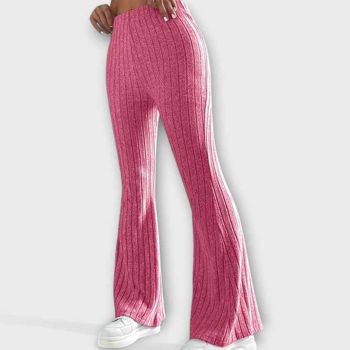 Luretta – Pantaloni svasati con struttura fine