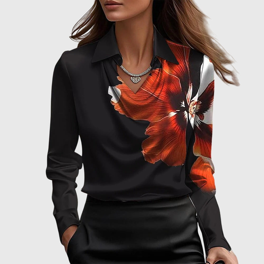 ANDREIA – Camicetta Elegante in Satin Lucido