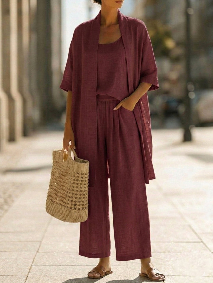 Linnea | Completo in Lino Leggero