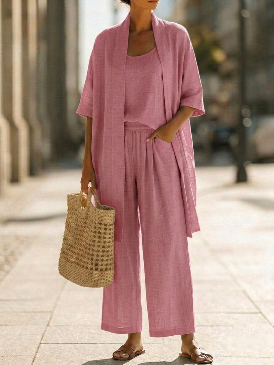 Linnea | Completo in Lino Leggero