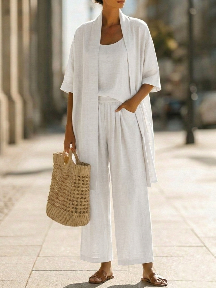 Linnea | Completo in Lino Leggero