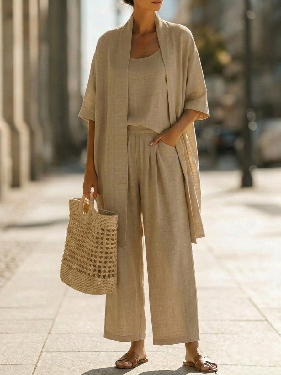 Linnea | Completo in Lino Leggero